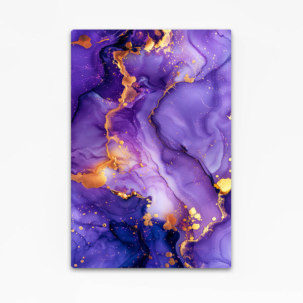 Tableau Abstrait Éclat Améthyste | TableauDecoModerne®