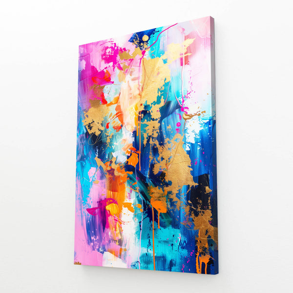 Tableau Abstrait Éclat de Couleurs | TableauDecoModerne®