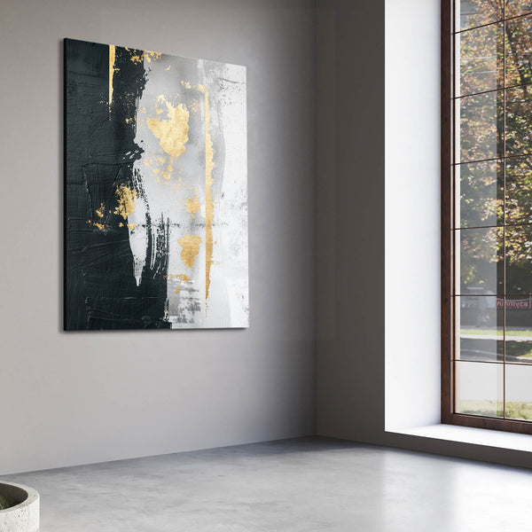 Tableau Abstrait Éclats de Nuit | TableauDecoModerne®