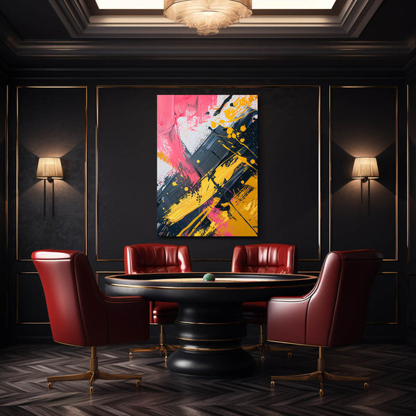 Tableau Abstrait Fusion Énergique | TableauDecoModerne®