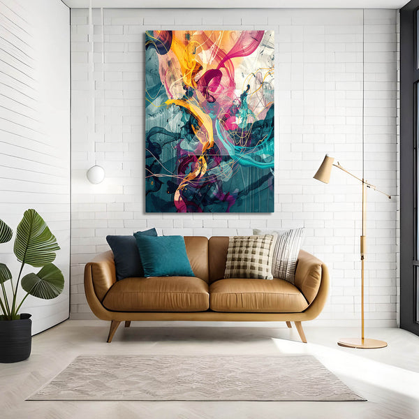Tableau Abstrait Rhapsodie Chromatique | TableauDecoModerne®