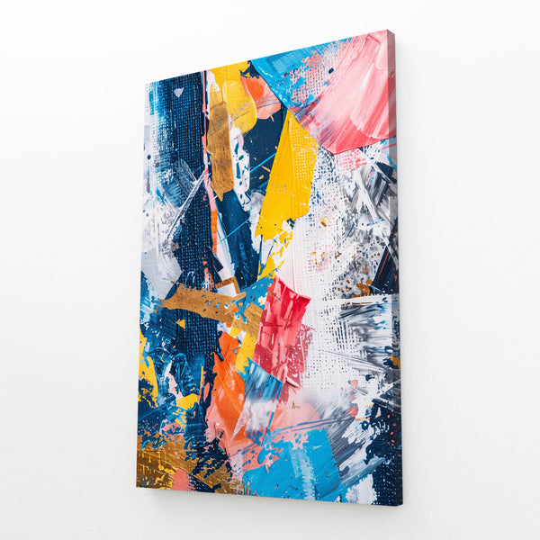 Tableau Abstrait Vibration Chromatique | TableauDecoModerne®