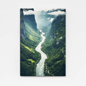 Tableau Montagne et Ruisseau | TableauDecoModerne®