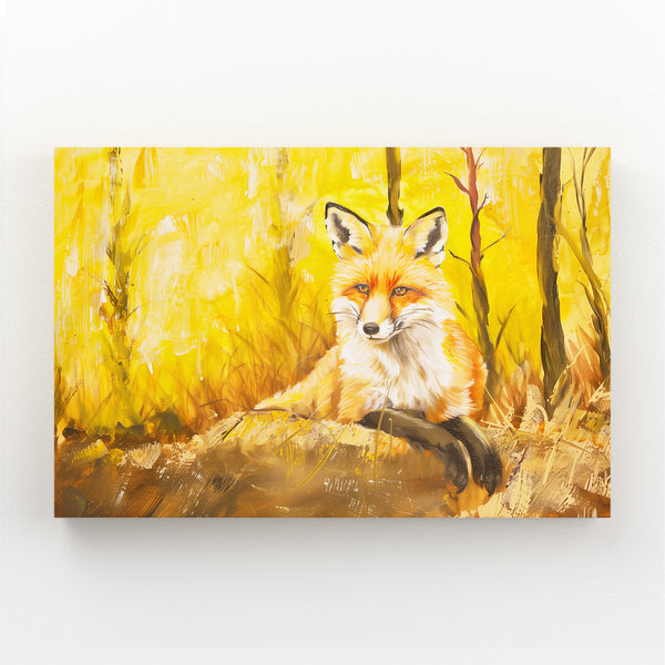 Tableau Renard Forêt | TableauDecoModerne®