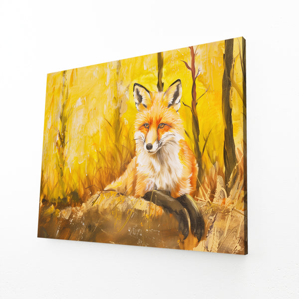 Tableau Renard Forêt | TableauDecoModerne®