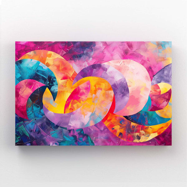 Vagues Chromatiques Tableau Abstrait | TableauDecoModerne®