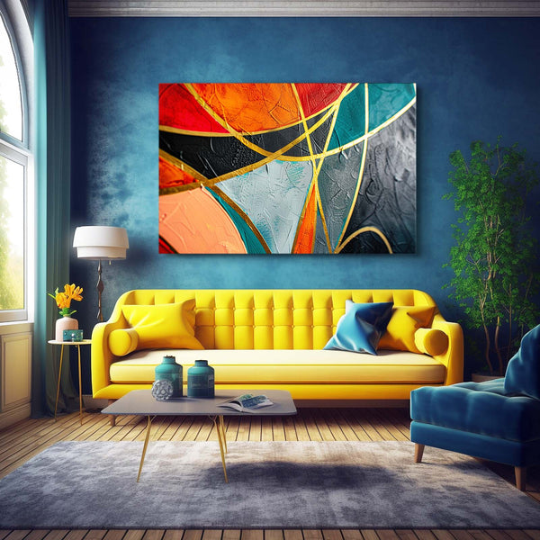 Vibration Chromatique Tableau Abstrait | TableauDecoModerne®