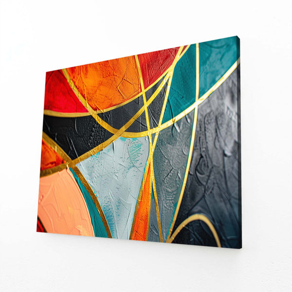 Vibration Chromatique Tableau Abstrait | TableauDecoModerne®