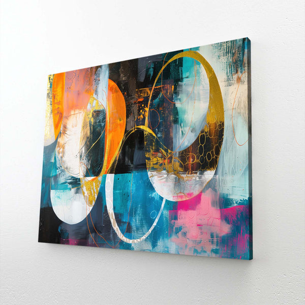 Vibrations Colorées Tableau Abstrait | TableauDecoModerne®