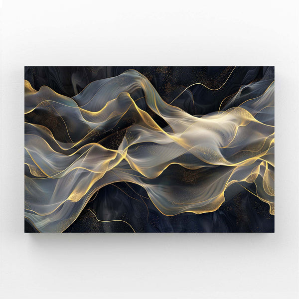 Voiles Dorées Tableau Abstrait | TableauDecoModerne®