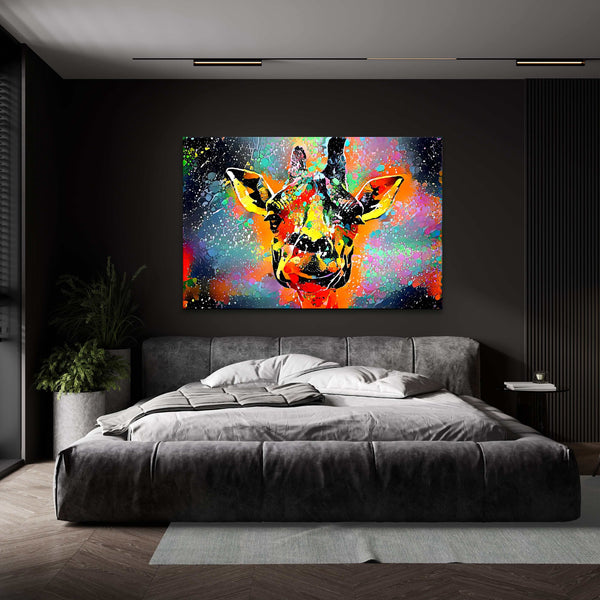 Tableau Girafe Pop Art | TableauDecoModerne®