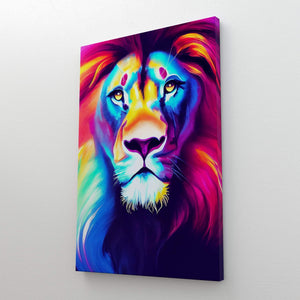 Tableau Lion Pop Art | TableauDecoModerne®