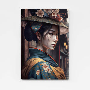 Tableau Japonais Traditionnel Femme | TableauDecoModerne®