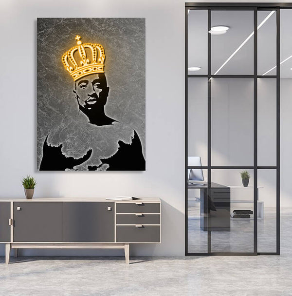 Tableau Portrait Tupac | TableauDecoModerne®