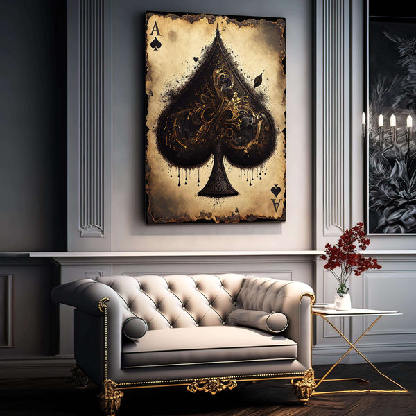 As de Pique Tableau | TableauDecoModerne®