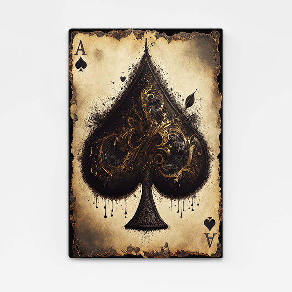 As de Pique Tableau | TableauDecoModerne®