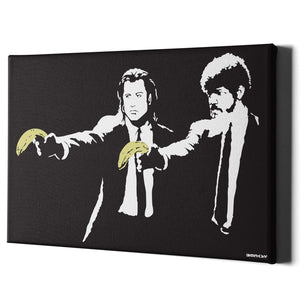 Tableau Street Art Banksy Pulp Fiction | TableauDecoModerne®