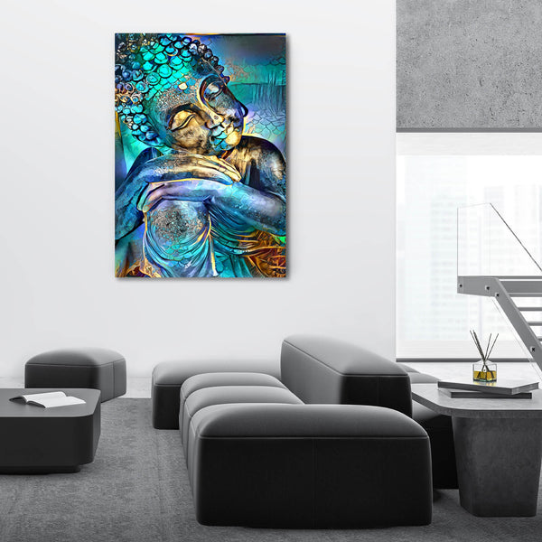 Tableau Buddha Bleu | TableauDecoModerne®