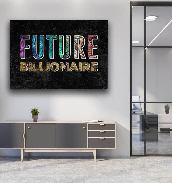 Tableau Motivation Future Billionaire | TableauDecoModerne®