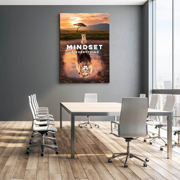 Tableau Motivation Mindset Lion | TableauDecoModerne®