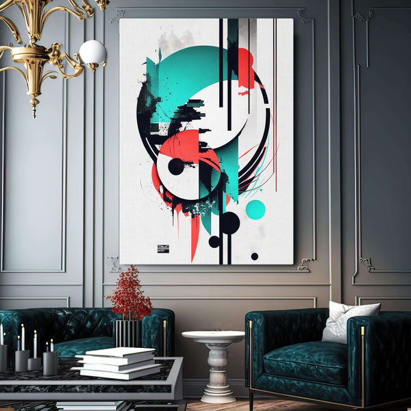Tableau Abstrait Circulaire | TableauDecoModerne®