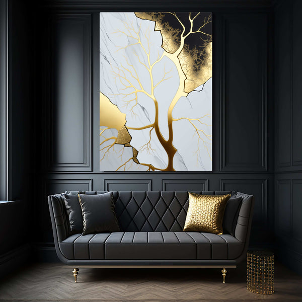 Tableau Abstrait Design Blanc | TableauDecoModerne®