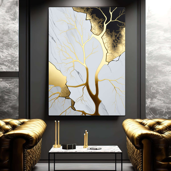 Tableau Abstrait Design Blanc | TableauDecoModerne®