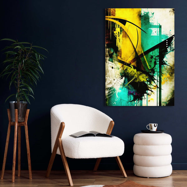 Tableau Abstrait Design Coloré | TableauDecoModerne®