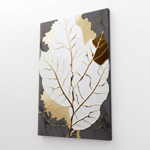 Tableau Abstrait Feuille | TableauDecoModerne®