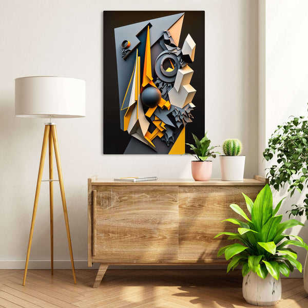 Tableau Abstrait Forme Géométrique  | TableauDecoModerne®