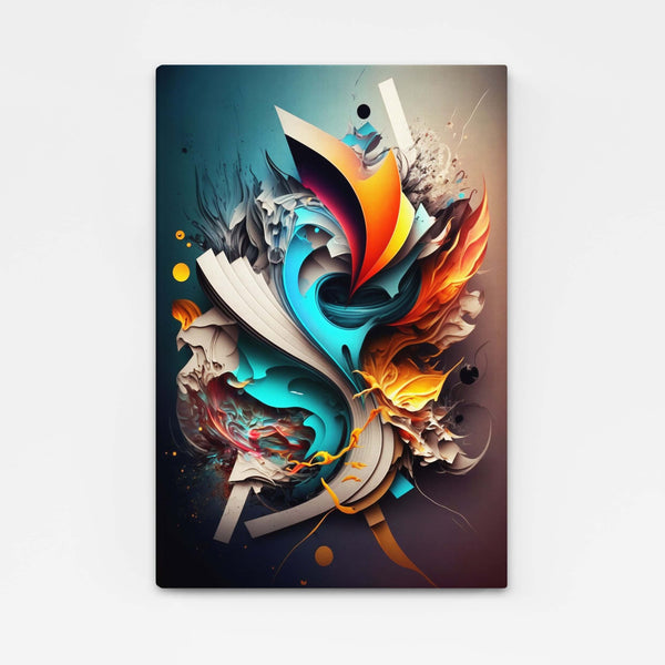 Tableau Abstrait Géometrique Coloré | TableauDecoModerne®