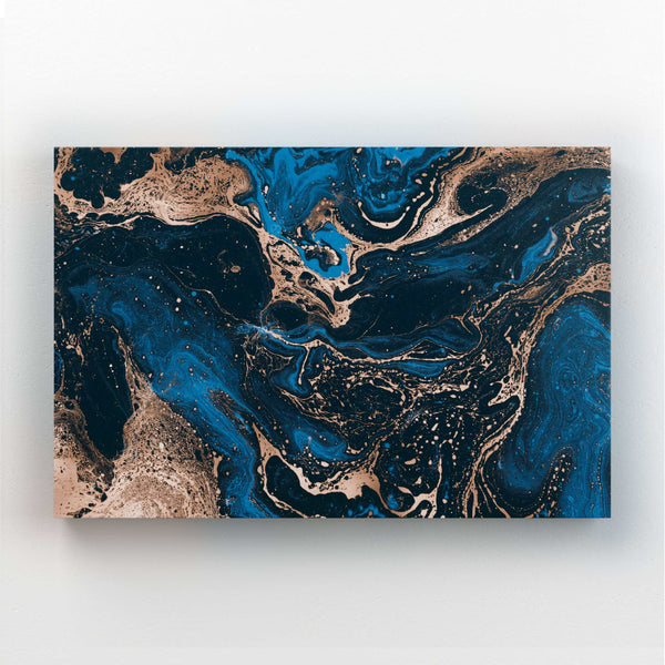 Tableau Abstrait Bleu Marine  | TableauDecoModerne®