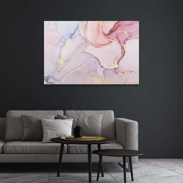 Tableau Abstrait Moderne Rose | TableauDecoModerne®