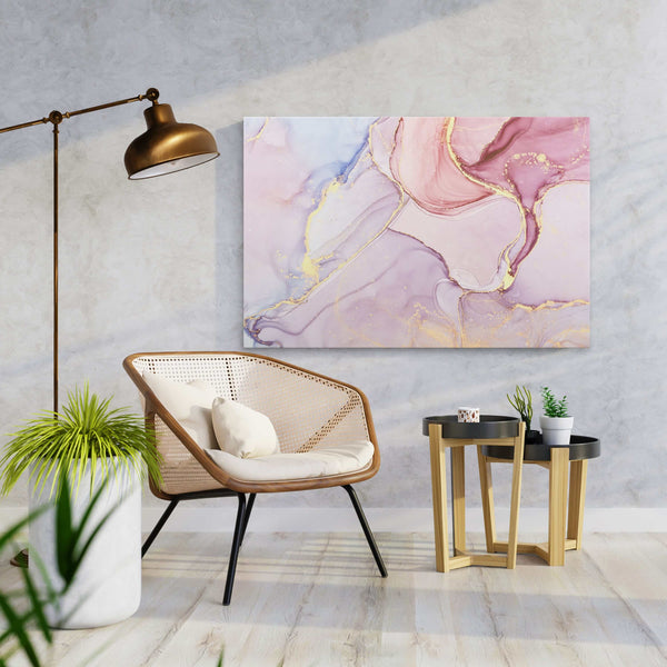 Tableau Abstrait Moderne Rose | TableauDecoModerne®