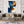 Tableau Abstrait Or et Bleu Moderne | TableauDecoModerne®