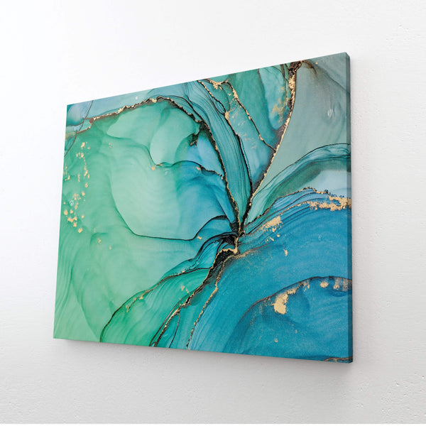 Tableau Abstrait Vert Clair