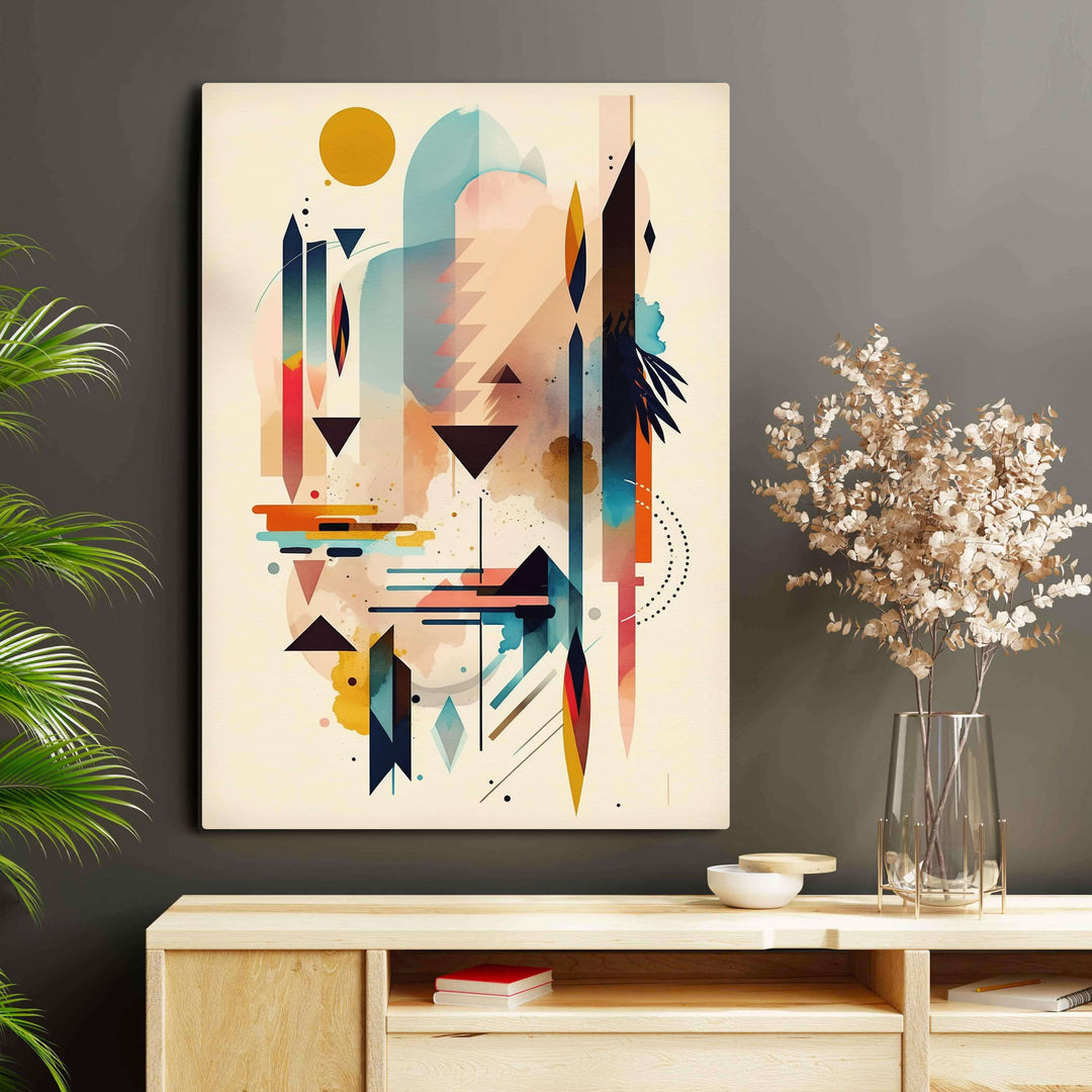 Tableau Abstrait Vertical Design | TableauDecoModerne®