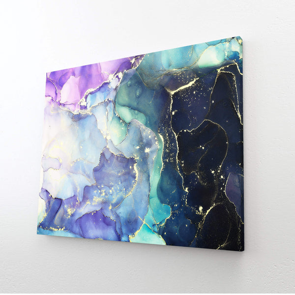 Tableau Abstrait Violet Noir | TableauDecoModerne®