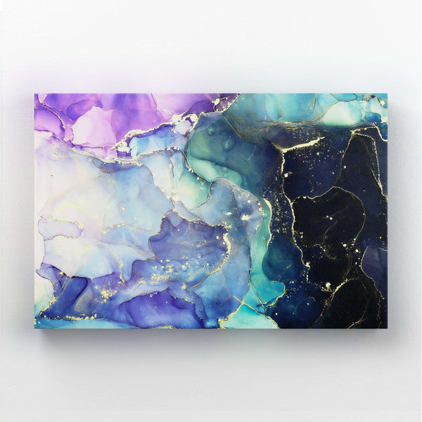 Tableau Abstrait Violet Noir | TableauDecoModerne®