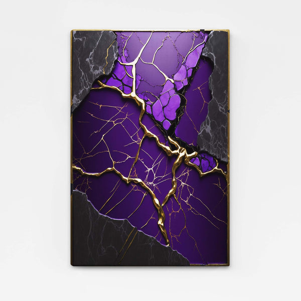 Tableau Abstrait Violet | TableauDecoModerne®