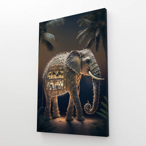 Tableau Africain Elephant | TableauDecoModerne®
