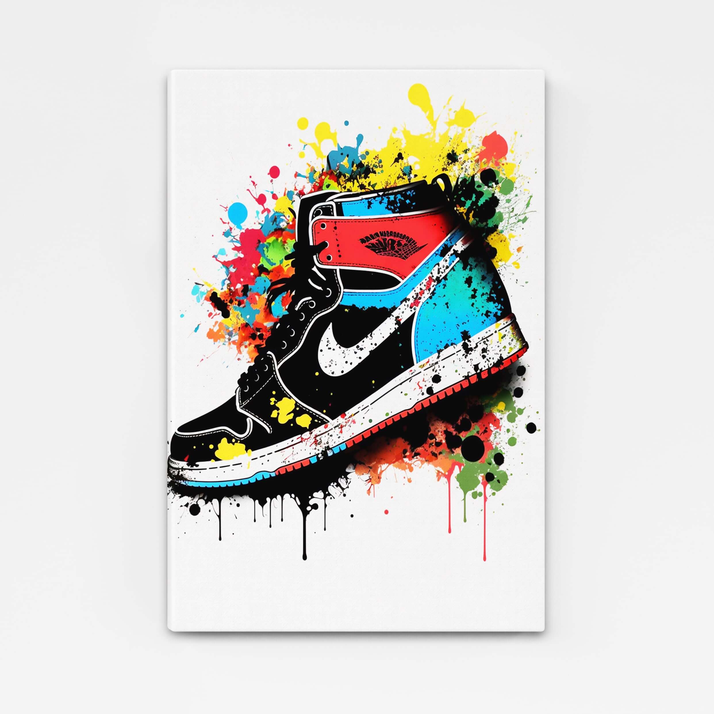 Affiche et Tableau Pop Art de Sneaker Nike Air Jordan - AFFICHE (Sans cadre)  / Default / 80x60 (Meilleure vente) en 2023