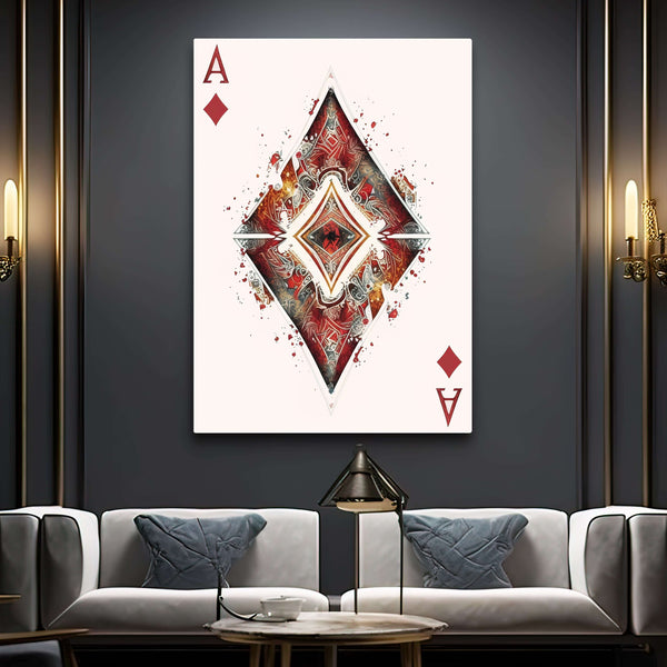 Tableau As de Carreau Design | TableauDecoModerne®