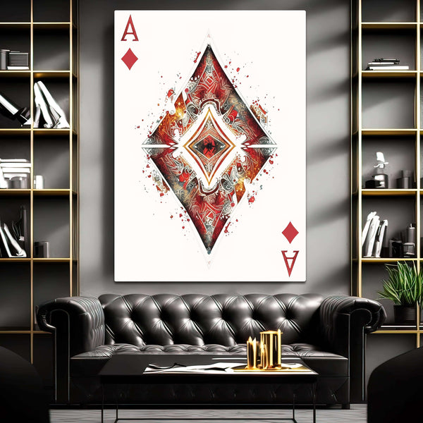 Tableau As de Carreau Design | TableauDecoModerne®