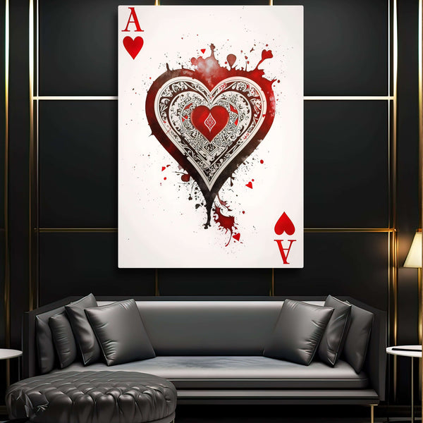Tableau As de Coeur Moderne | TableauDecoModerne®