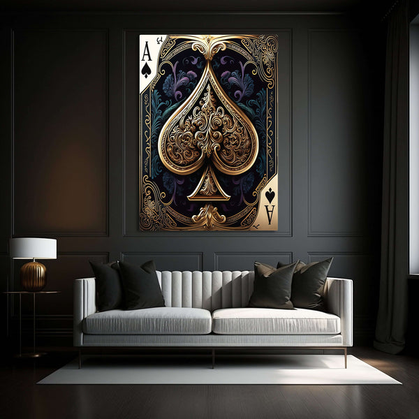 Tableau As de Pique Luxe | TableauDecoModerne®