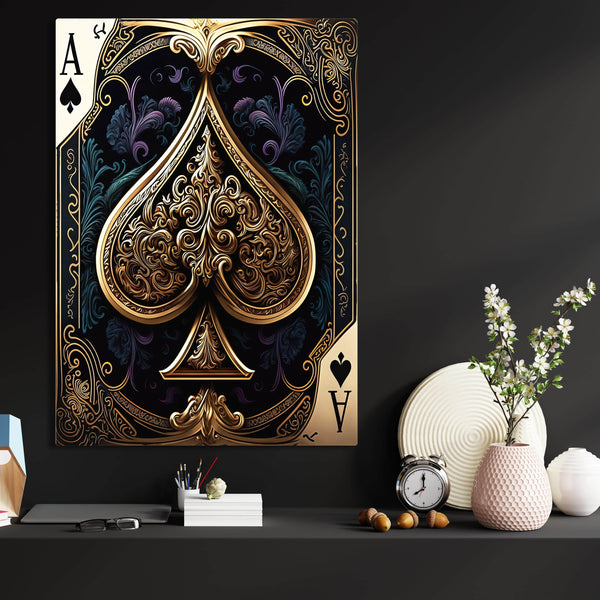 Tableau As de Pique Luxe | TableauDecoModerne®