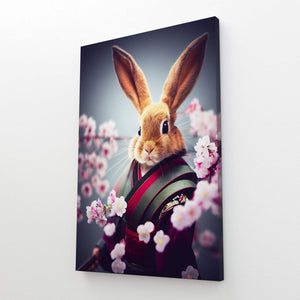 Tableau Cerisier Japonais Lapin