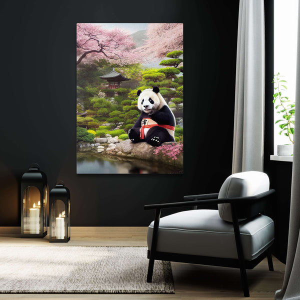 Tableau Cerisier Japonais Panda