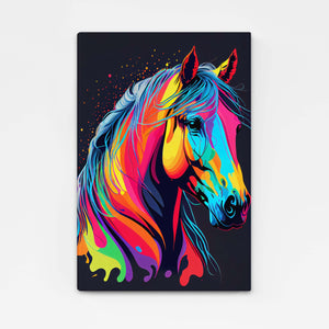 Tableau Cheval Pop Art Moderne | TableauDecoModerne®